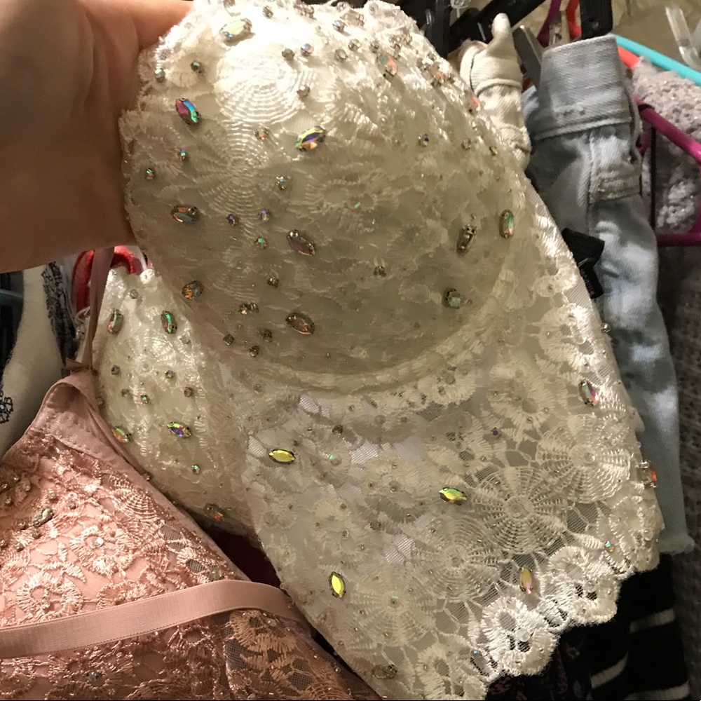 Crop/Busier Jeweled top